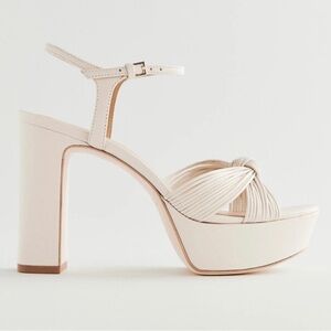Reformation Petra Platform Sandal - Almond